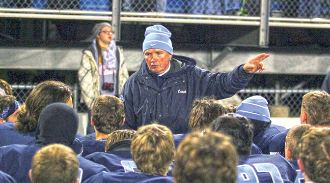 DWIGHT LUNDEEN is always teaching, always inspiring others on and off the field. (Patriot Photo by Bill Morgan).