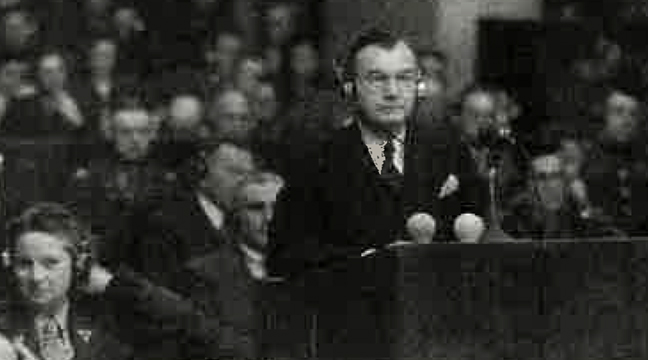  ALLIED PROSECUTOR Robert Jackson led most of the charges against the Nuremburg defendants. He was later appointed to the US Supreme Court. (Submitted Photo).
