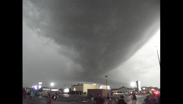 STORM CLOUDS loomed over the Clearwater celebration in August cancelling the parade. (Photos by Ken Francis).