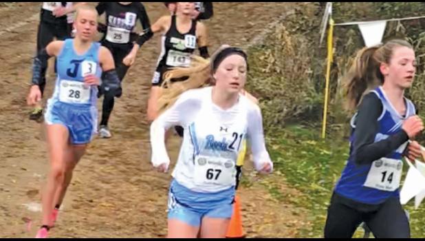 BULLDOG LEXI DEHMER represented Becker well at this year’s MSHSL State Cross Country meet, the third time she’s competed at state. (Submitted (Photo)