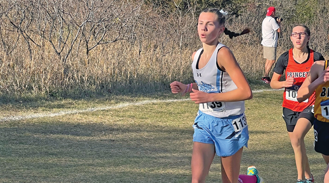 BECKER’S FIRST FINISHER AT STATE was Ella McDonald who finished in 19:55.20 for 29th place. (Submitted Photo)