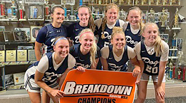 The Becker girls basketball team captured the Breakdown’s Summer State Championship with wins over several MN powerhouse programs. (Submitted photo.)