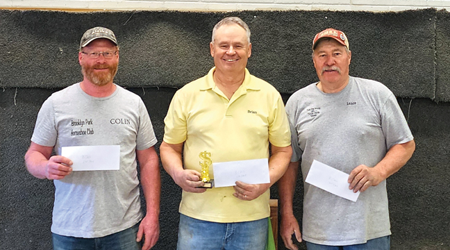 CLASS B WINNERS. Brian Wipper, Colin Wanous and Lance Van Wyhe displayed their winning wares. (Submitted Photo).