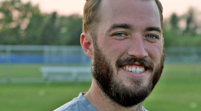 Head Coach Nick Crowley is looking for more soccer players and he says experience is not necessary.  With a little bit of added depth, the Bulldogs looked poised to turn the corner. (Photo by Mark Kolbinger.)