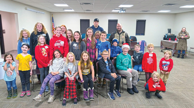 SCSO  K-9 Deputy Nick Carlson and his partner, Bane, visited the Refuge Ranger 4-H club last weekend, answering questions and doing a demonstration for those in attendance.  The 4-H leadership was pleased with the program and wanted to extend their appreciation to Deputy Carlson, K-9 Bane and the SCSO for their time and effort in planning the event. (Submitted Photo).