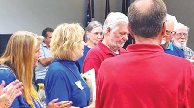 CLEARWATER/CLEAR LAKE FOODSHELF FUNDRAISER. A fundraiser was held Saturday, October 18 at Clearwater Legion including a meal and both a silent an live auction. (Submitted Photo).