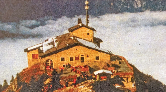 EAGLES NEST, atop the Alps Mountains in Southeastern Germany. On some days, it was above the clouds. (Submitted Photo).