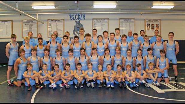 THE BECKER BULLDOGS 2019-2020 wrestling team. (Submitted Photo)