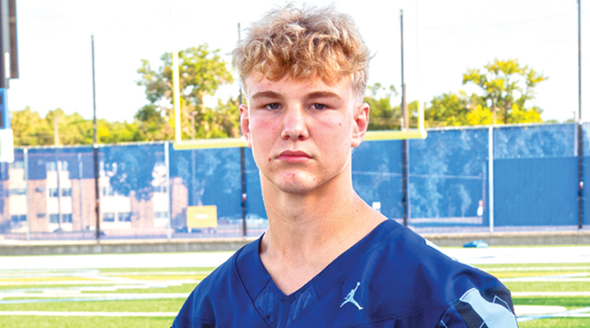 JUNIOR BENNETT KUJAWA was named “Player of the Week” for his outstanding performance in last week’s game against Fergus Falls. (Submitted Photo).