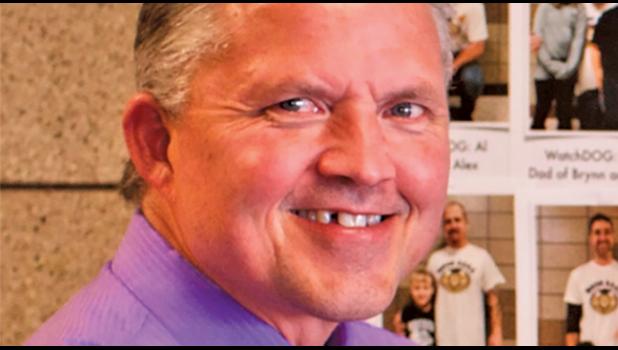 BPS PRINCIPAL DALE CHRISTENSEN presented the school’s Watch D.O.G.S. program to the school board Monday. (Submitted Photo)