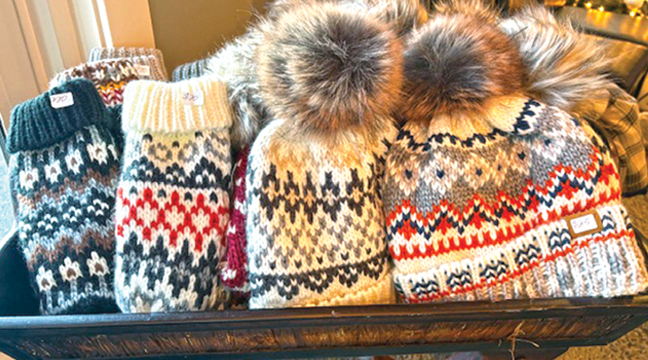 Studio 5 has warm, winter hats.