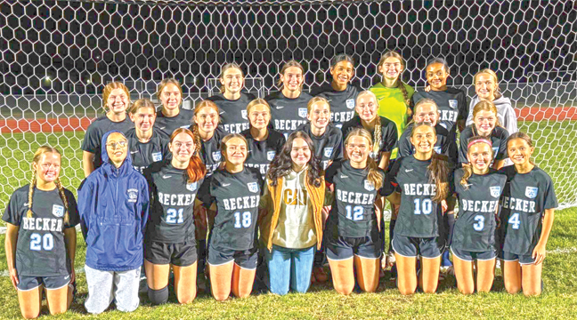 The Becker girls soccer team ended their season with a record of 10-4-3, a second place conference finish, and earned spot as the #2 seed in the 6AA sections. (Submitted Photo).