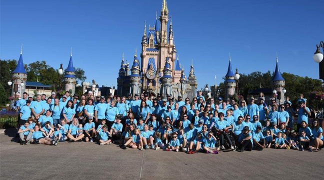 THE HAPPIEST PLACE ON EARTH. 139 Cox family descendants are pictured in front of Cinderella’s Castle at Disney’s Magic Kingdom in Florida December 1st, 2021. Five generations of the Cox family made the journey and etched priceless memories onto their hearts. (Submitted photos). 