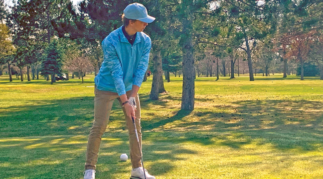 Becker’s Thomas May was the top Bulldog at last week’s Pebble Creek Invitational. (Submitted Photo).