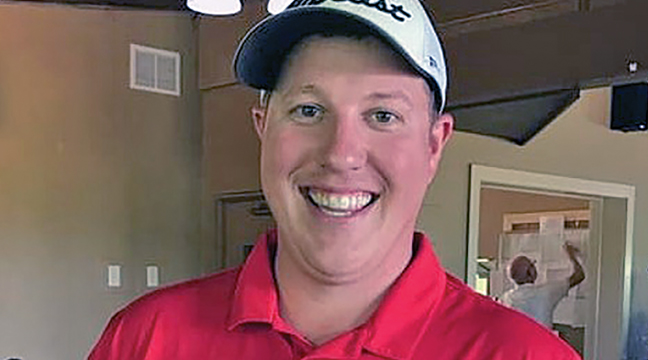 ZACH JOHNSON was all smiles after taking home the Pebble Creek Club Championship lasy weekend. (Submitted Photo)