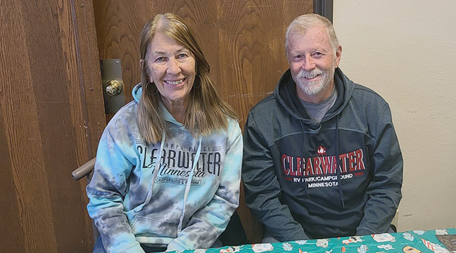 Mary and Eldon Peterson, St. Cloud/Clearwater RV Park. (Photo by Mary Nehring.)