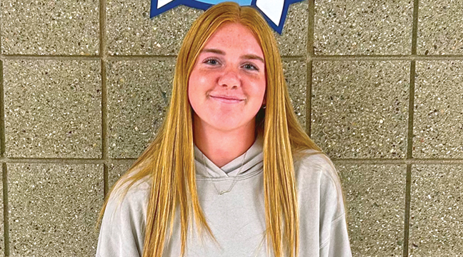 Gracie Conzemius  is the latest Becker Bulldog to make it to state, as she qualified for the MSHSL tennis championships. (Submitted Photo)