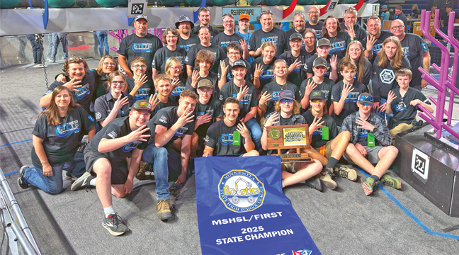 The varsity Becker Robotics Team - FRC C.I.S. 4607 claimed another state title last Saturday at the MSHSL State Robotics Tournament.  It’s the program’s fourth state title, making it one of the most successful teams in the history of Minnesota. (Submitted Photo).
