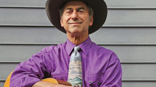 Western Troubadour Kerry Grombacher will be performing Songs and Stories of the American West at the Becker Public Library Feb. 4. (Submitted Photo).