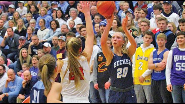 JULIA BENGTSON was the top scorer in Thursday’s championship game. She finished with 21 points. (Photos by Bill Morgan)