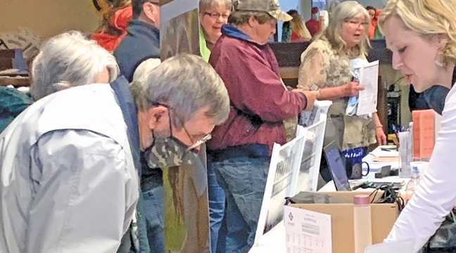 THE CLEARWATER AMERICAN LEGION was a hive of activity last Sunday during the 4th annual Explore Clearwater/Clear Lake Business Expo. (Photo by Penny Leuthard)
