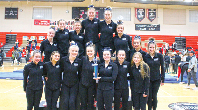 The Becker JV Gymnasts  joined the varsity team this year as Mississippi 8 Conference Champions. (Submitted Photo).