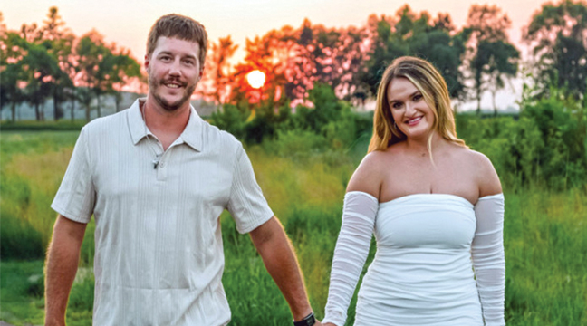 Jessalyn Roussin of Big Lake and Brendon Chester of Windom are looking for the public’s help in advancing in the online competition entitled, America’s Favorite Couple. (Submitted Photo).