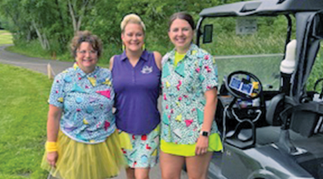 THE GOLF THEME  “Swinging through the Decades”  meant participants could go all out in showing off their fashion ideals and styles. (Submitted Photo).