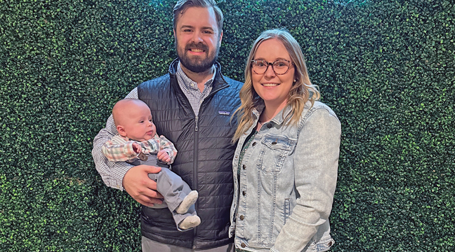 THE SPEIGELERS. Erik and Marlena Spiegeler are the proud parents of their son, Jack, who is nealry four months old. (Submitted Photos).