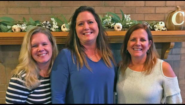 2019 NINE-HOLE YEAR-END TOURNAMENT WINNERS – 3RD FLIGHT, (left to right) Lori Berends (first place - tie), Karin Pauly (second place), Vonnie Novak (first place - tie). Peggy Sogard (not pictured) took third place.