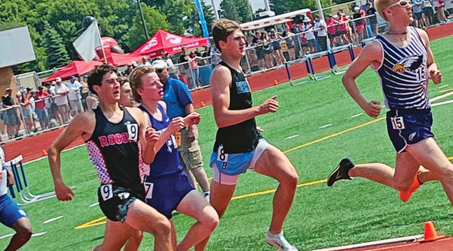 Bulldog Tyson Ricker  won a pair of medals at the state tourney and now holds the school record in the 800, 1600 and 3200 events. (Submitted Photo.)  