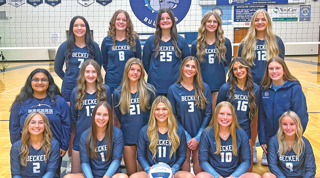 The Becker Bulldog volleyball team  will have a wealth of experience on the court, with numerous returning letterwinners ready for action. (Submitted Photo.)