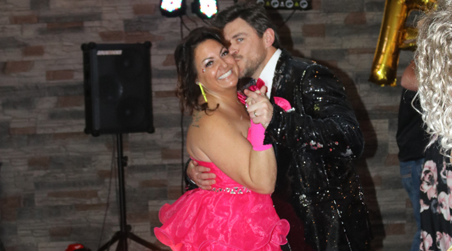 Becky AND Aaron Olmscheid hit the dance floor. (Submitted Photo).