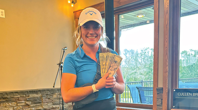 WINNER of the cash prize. (Submitted Photo).