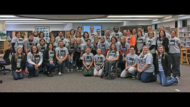 Unity Day photo  BHS Students & Staff. (Submitted Photos).