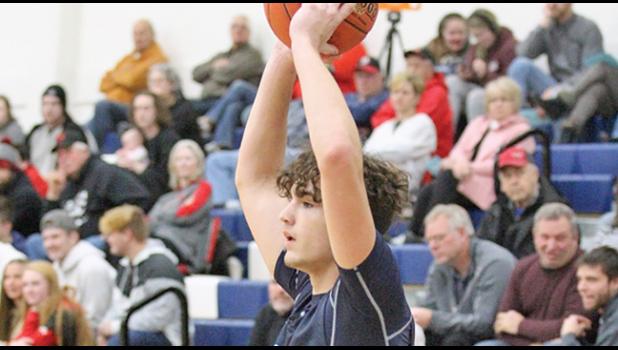 CADE CALLAHAN tallied 36 points in Becker’s three wins this week. (Photos by Bill Morgan)