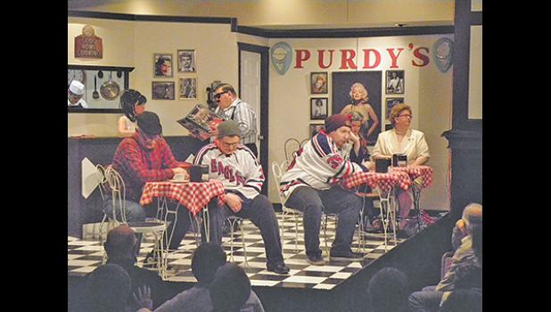 CLEARWATER’S DINNER THEATER production Scrambled was performed in April at Driftwood Golf & Fitness.