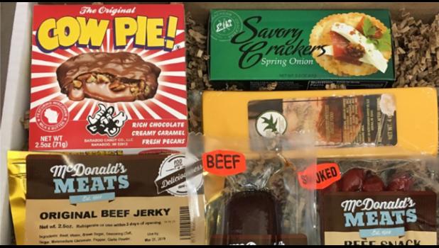 MCDONALDS MEATS IN CLEAR LAKE has everything a meat lover could hope to get for Christmas, including a number of gift boxes like this one called “I Love Beef.” (Submitted Photo)