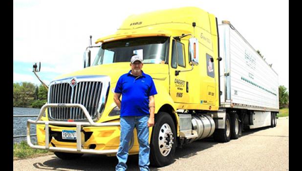 Being named MTA Truck Driver of the Year is just one of the many accomplishments Daggett Truck Line driver Jack Pate achieved in the past year. (Submitted Photos)