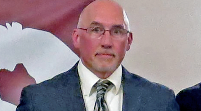 Becker teacher and coach Jeff Zimmer was recently honored with the MWCA’s Lifetime Achievement Award for his 30 years of contributions to the sport of wrestling in Minnesota. (Submitted photo.)