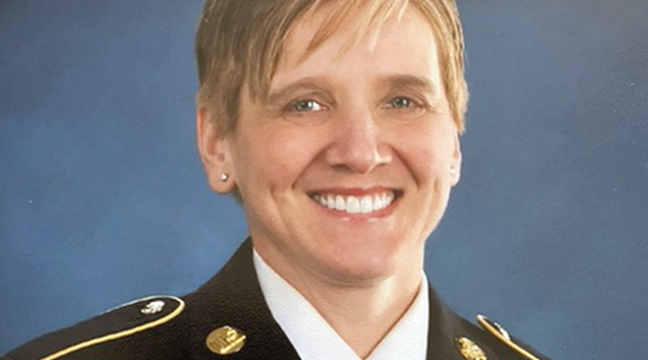 GIDGET BORST, a 1989 Becker HS graduate, has served 31 years in the military and is now retired and living in Texas. (Submitted Photo).