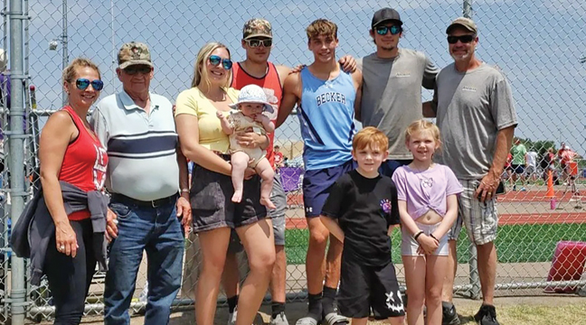 Owen Angell and Angell family. (Submitted Photo.)