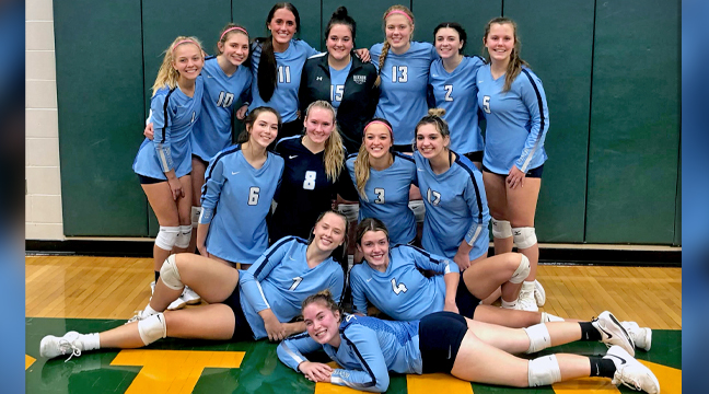 The Becker Bulldog volleyball team saw its season end last week with a Section Tournament loss to the Sauk Rapids-Rice Storm. (Submitted photo.)