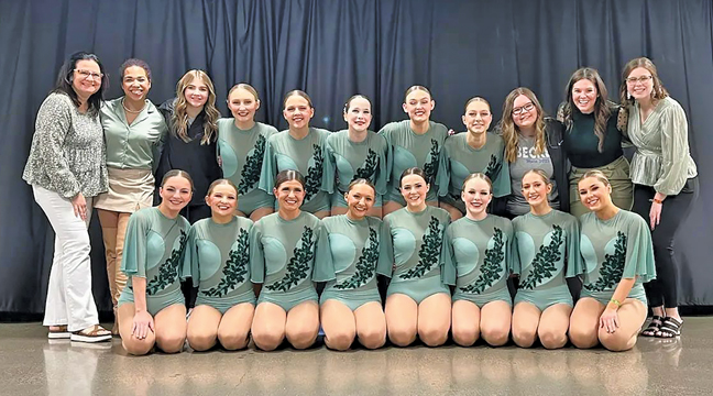 BECKER STATE JAZZ TEAM at the MSHSL state tournament last weekend at Target Center. (Submitted Photo).