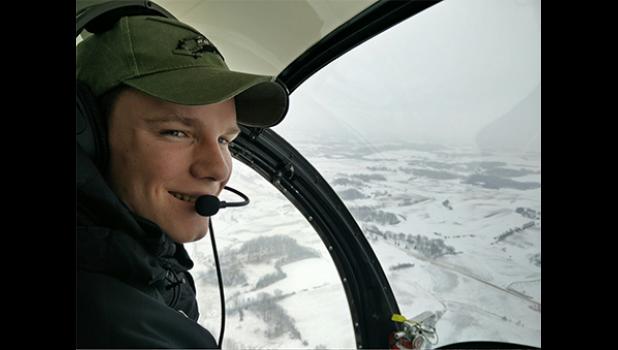 BECKER GRADUATE JOHNNY CROCKER is setting his sights on flying helicopters for the U.S. Army. He  completed his warrant officer program in March and is training in Georgia and Alabama. (Submitted Photo).