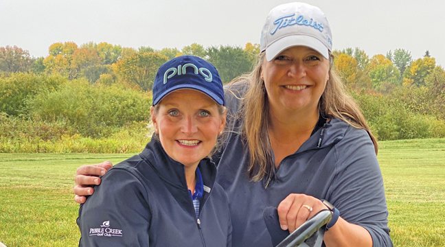 2020/21 board of directors presidents. Left to right: Stacey Vetsch, past president and Karla Johnson (incoming president). (Submitted Photos)